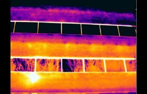 Heat loss1 0 300x193 - Heat loss from internal framing attachment points - Infrared Imaging Services LLC