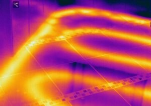 Radient heat 1 300x211 - Under floor radiant heating coils - Infrared Imaging Services LLC