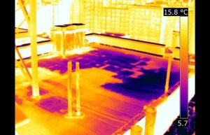 Roof moisture 2 0 300x193 - Roof moisture survey - Infrared Imaging Services LLC